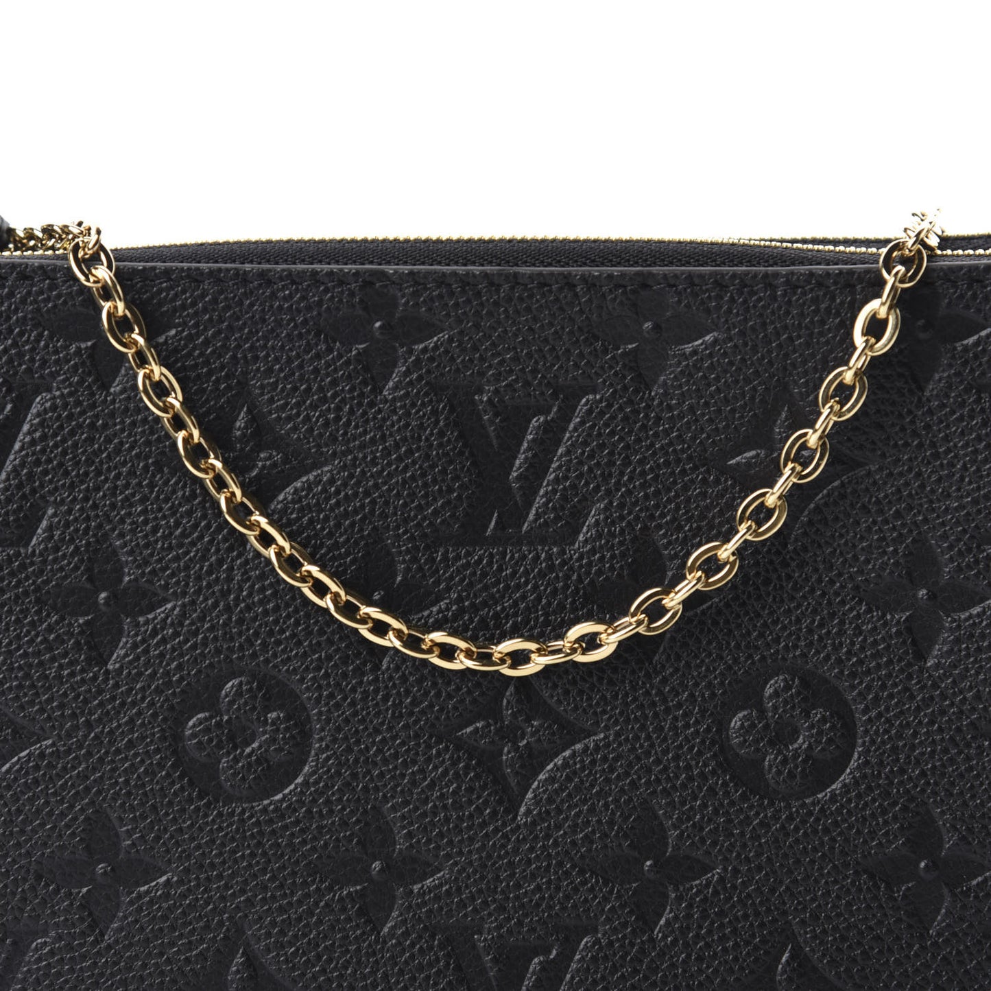 Empreinte Double Zip Pochette Black