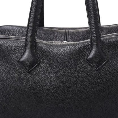 Hermes Taurillon Clemence Victoria II 35 Black 9 of 9
