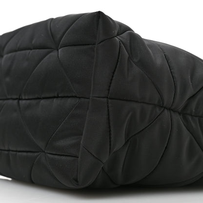 Prada Re-Nylon Nappa Triangle Quilted Padded Double Handled Zip Pocket Tote Black 12 of 12