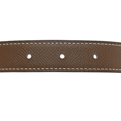 Hermes Epsom Swift 24mm Sydney Belt 80 32 Etoupe Black 5 of 6