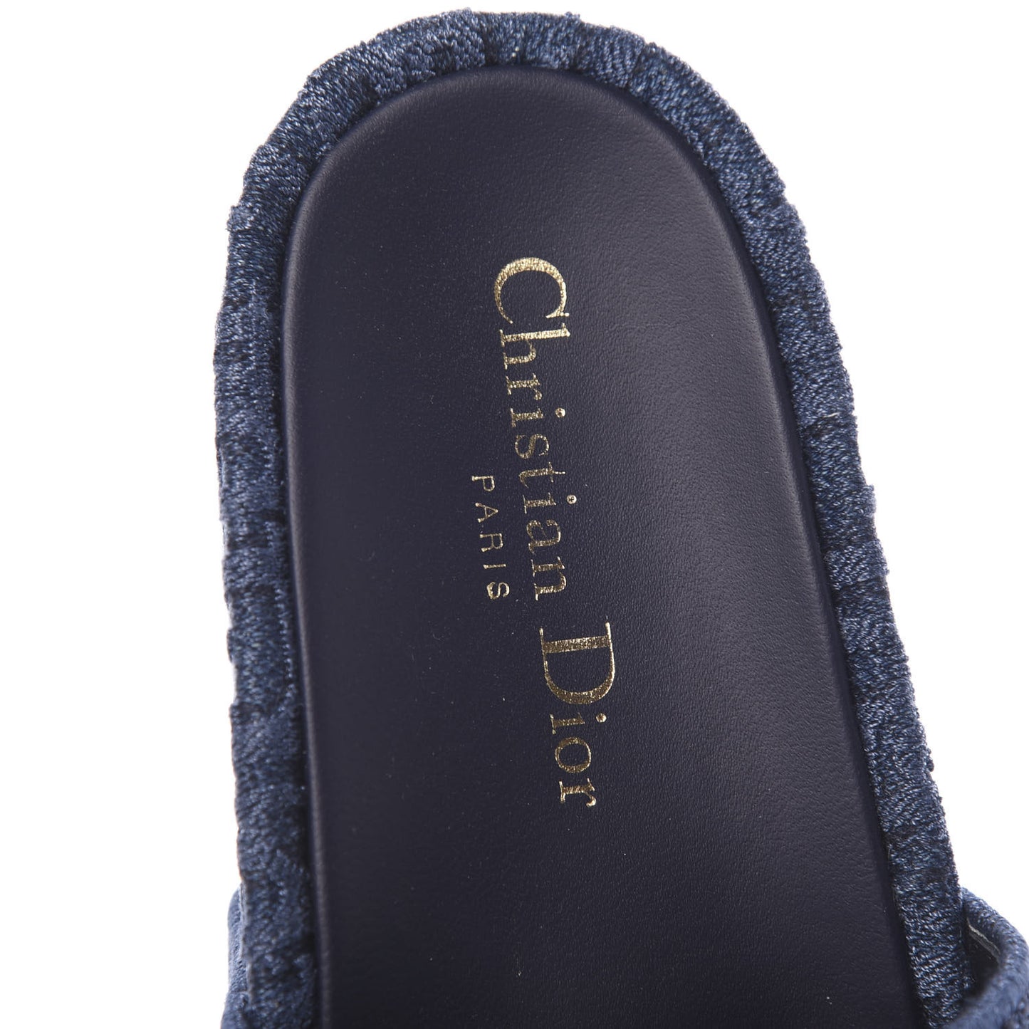 Oblique Denim D-Way Platform Sandal 36 Denim