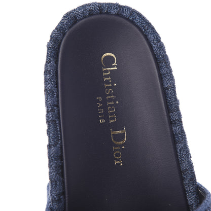 Christian Dior Oblique Denim D-Way Platform Sandal 36 Denim 6 of 9