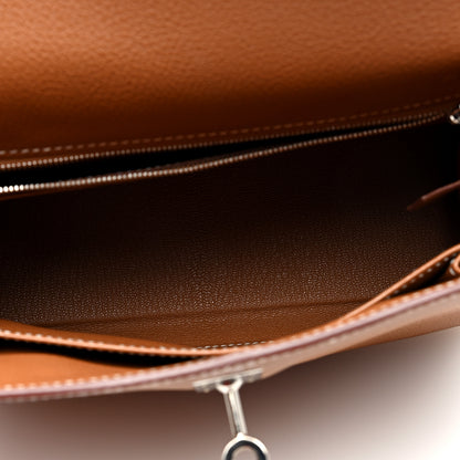 Hermes Togo Kelly Retourne 25 Gold 5 of 10