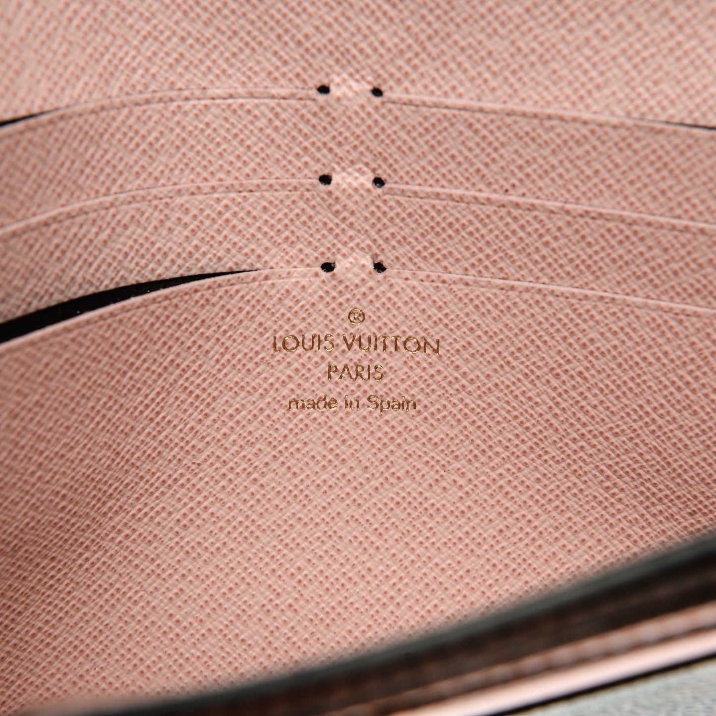 Monogram Jeanne Wallet Rose Ballerine