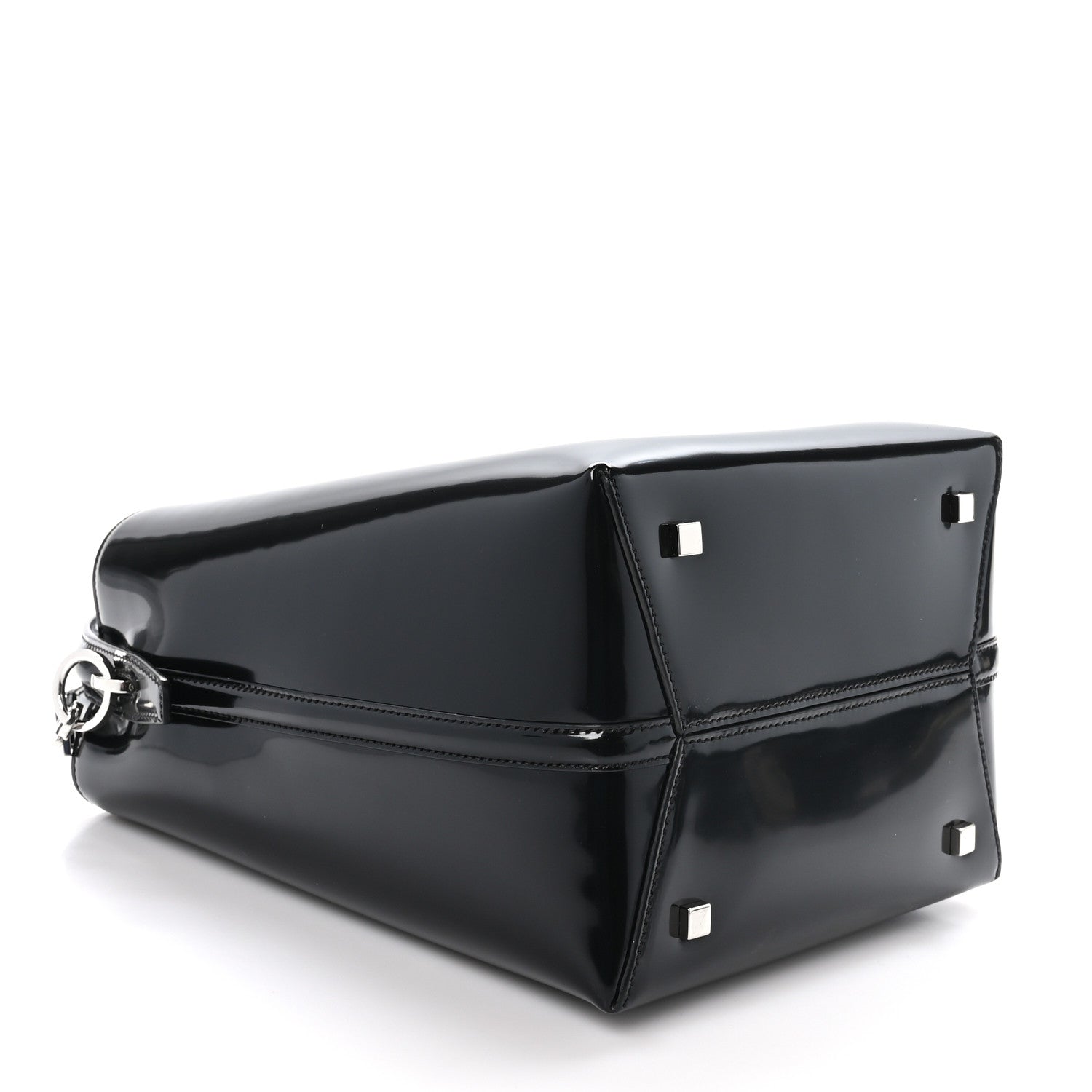 Saint Laurent Patent Calfskin Le 37 Bucket Bag Black 5 of 11