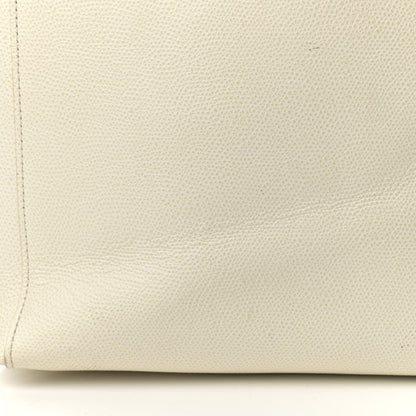 Celine Grained Calfskin Small Vertical Cabas Cream 15 of 19