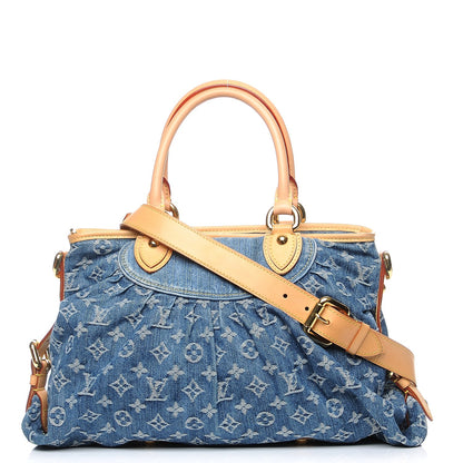Louis Vuitton Denim Neo Cabby MM Blue 1 of 8