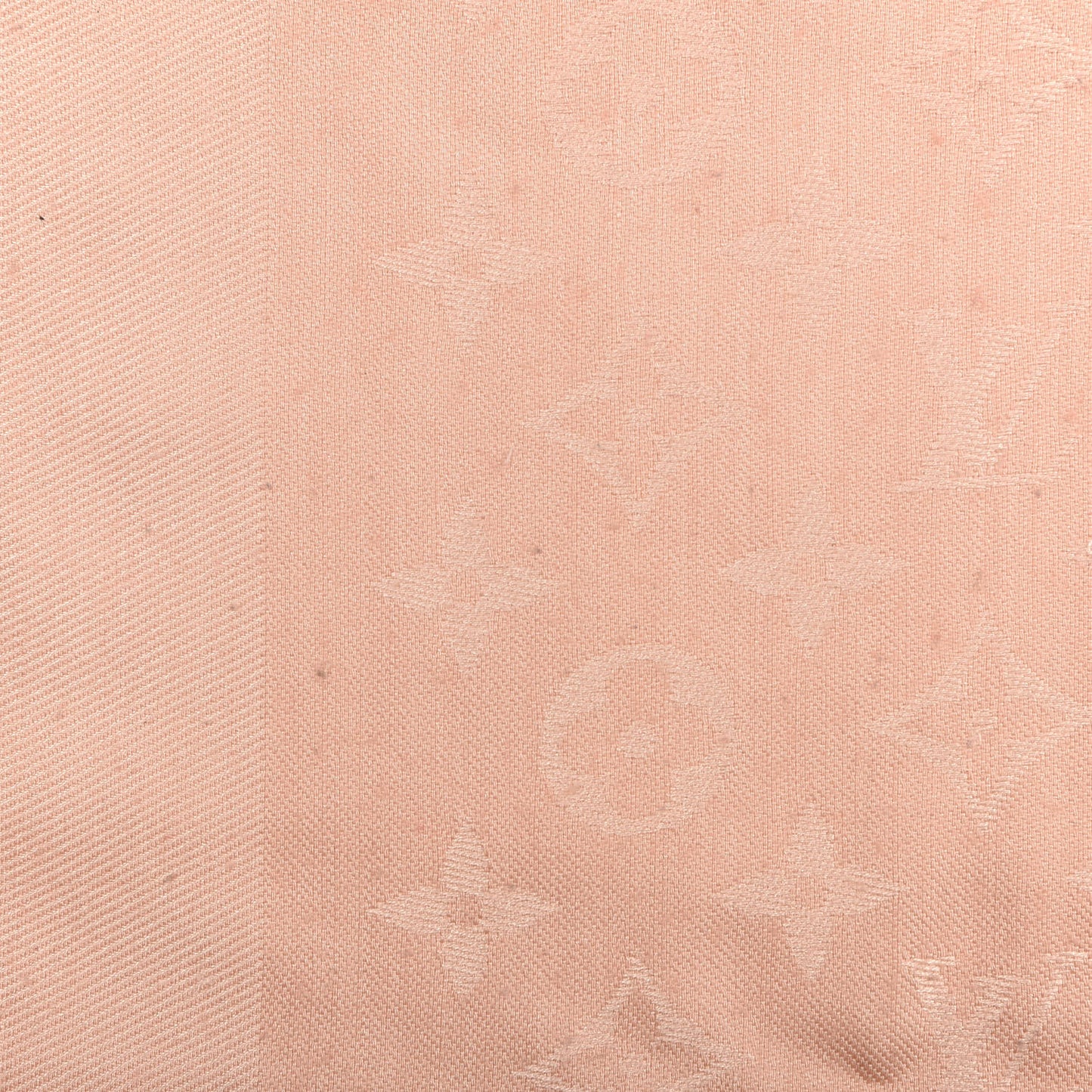 Silk Wool Monogram Shawl Rose