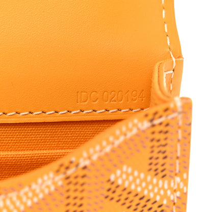 Goyard Goyardine Monte Carlo Bois Clutch With Strap Yellow 7 of 9