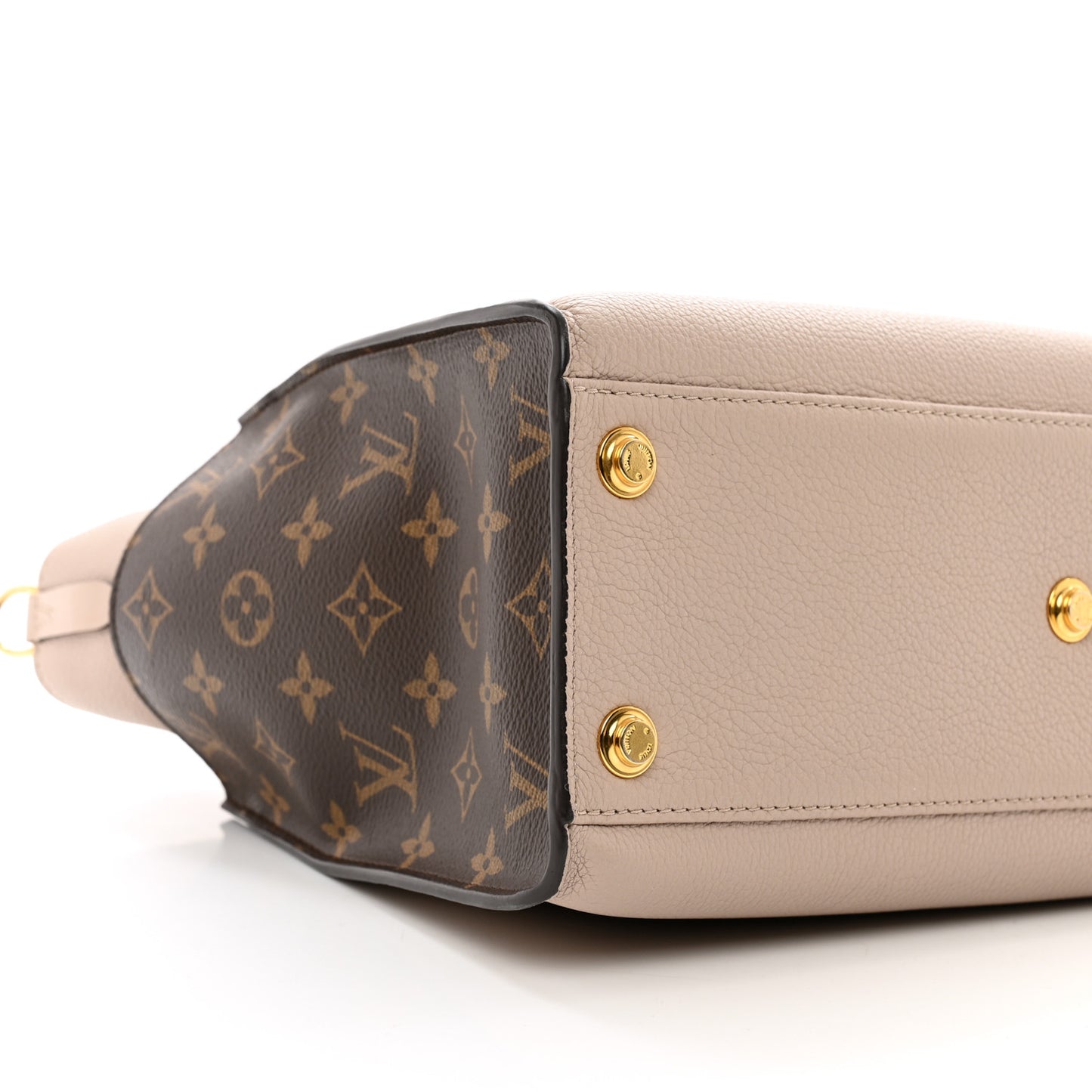 Calfskin Monogram On My Side Greige