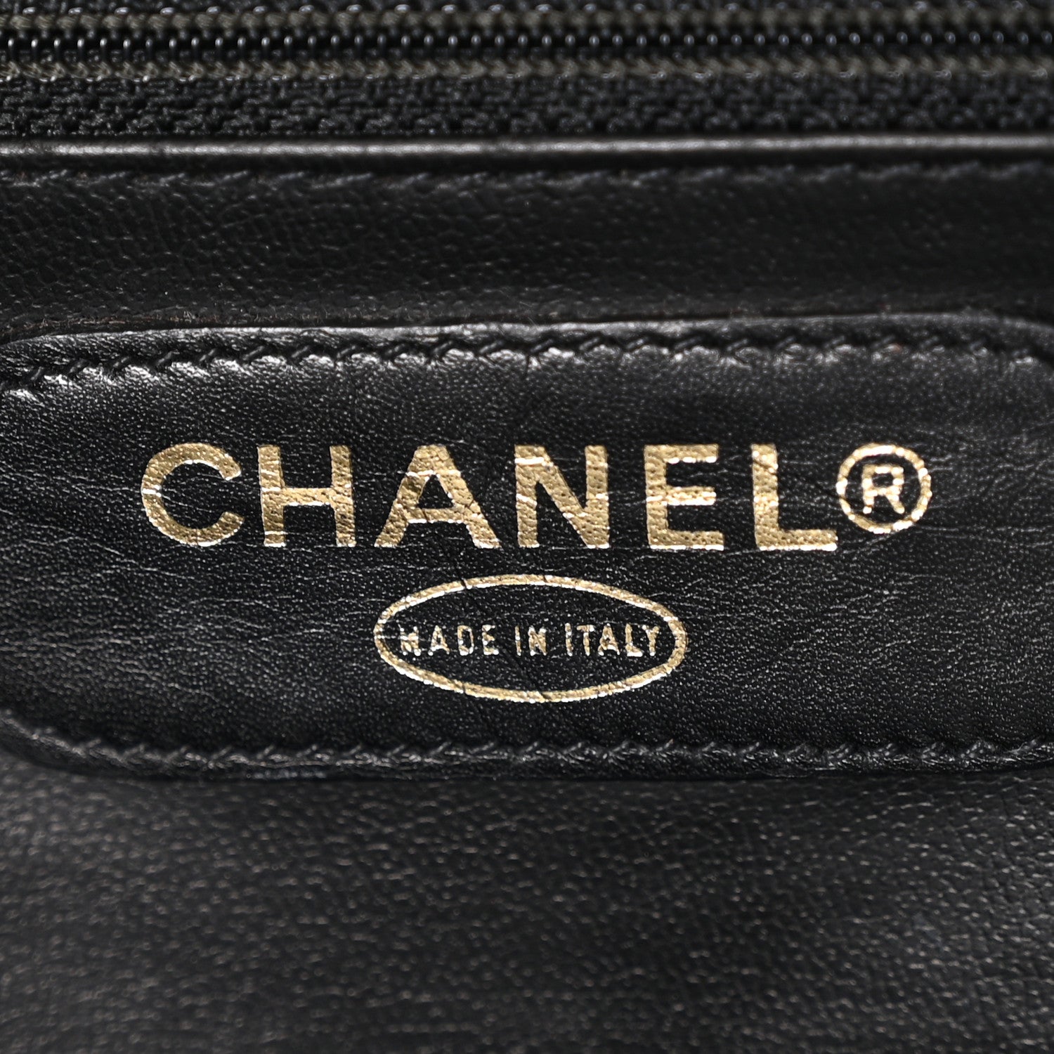 Chanel Calfskin Stitched XL Weekender Black 6 of 10