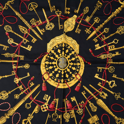 Hermes Silk Keys Les Cles Scarf 90 1 of 4