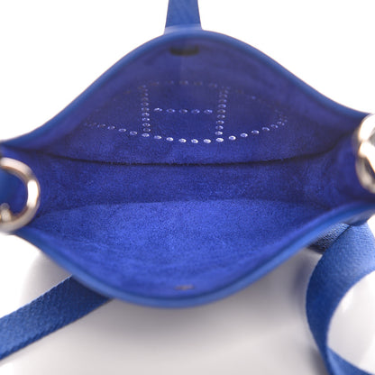 Hermes Taurillon Clemence Evelyne TPM Bleu Electrique 6 of 15