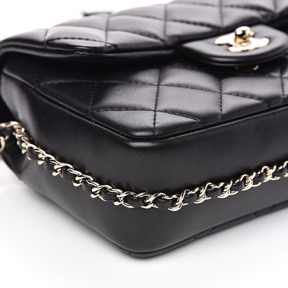 Chanel Lambskin Quilted Small My Precious Flap Black 8 of 11