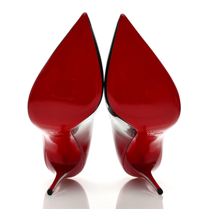 Christian Louboutin Patent Degrade Hot Chick 100 Pumps 40 Black Red 5 of 7