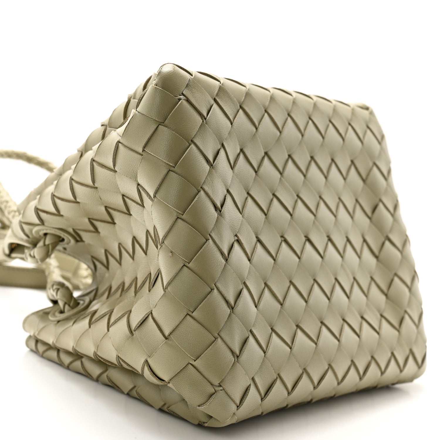 Bottega Veneta Nappa Intrecciato Small Parachute Shoulder Bag Travertine 8 of 9