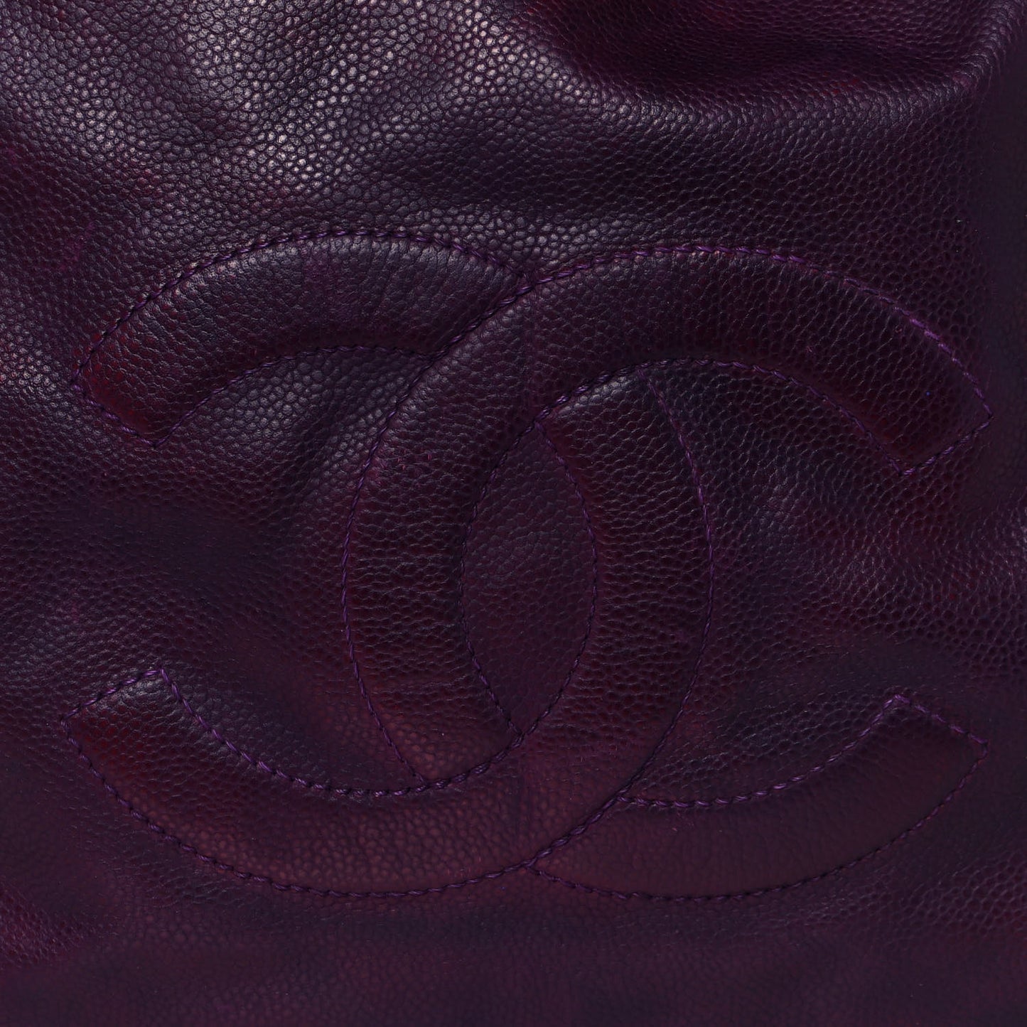 Caviar 31 Drawstring Tote Burgundy