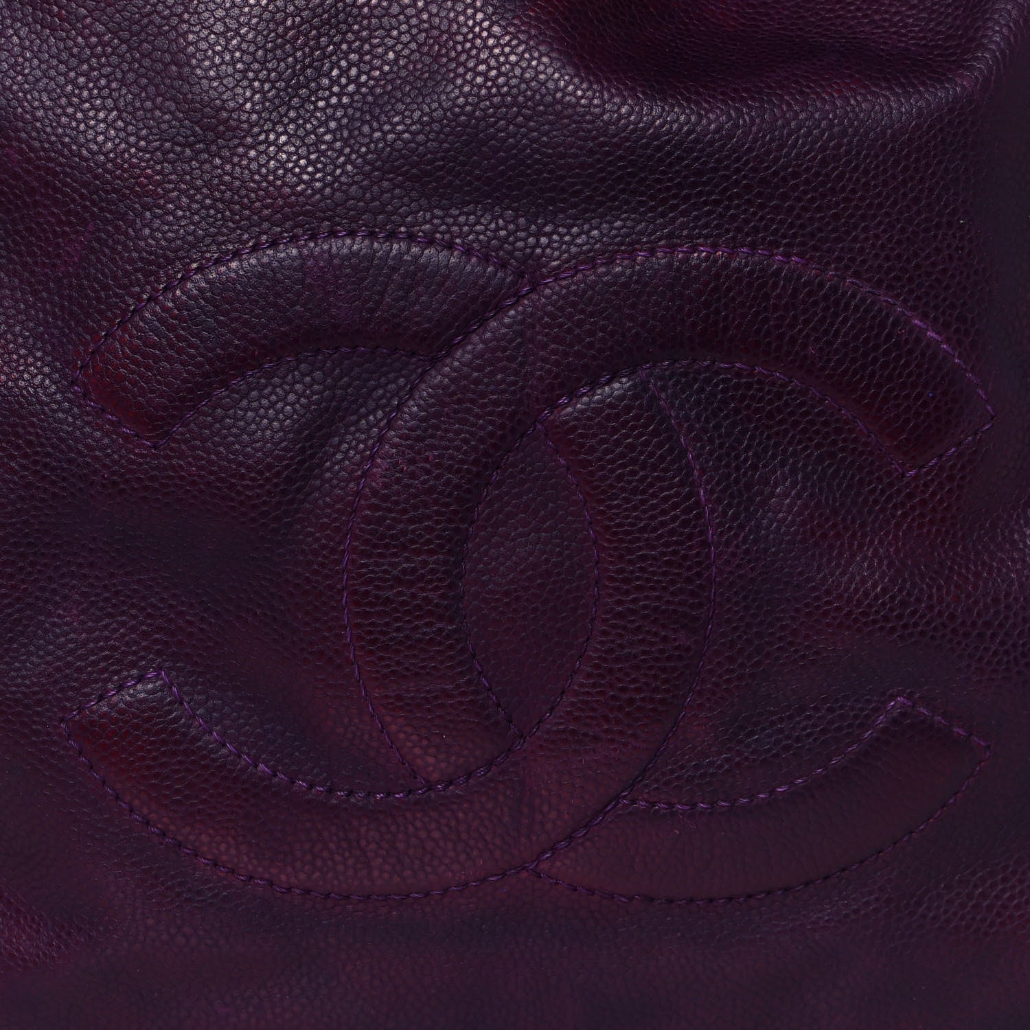 Chanel Caviar 31 Drawstring Tote Burgundy 9 of 21