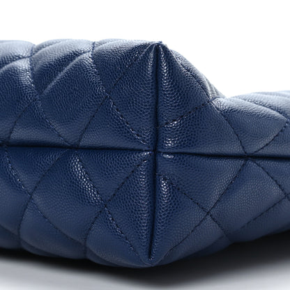 Chanel Caviar Quilted Small Urban Delight Tote Blue 9 of 9