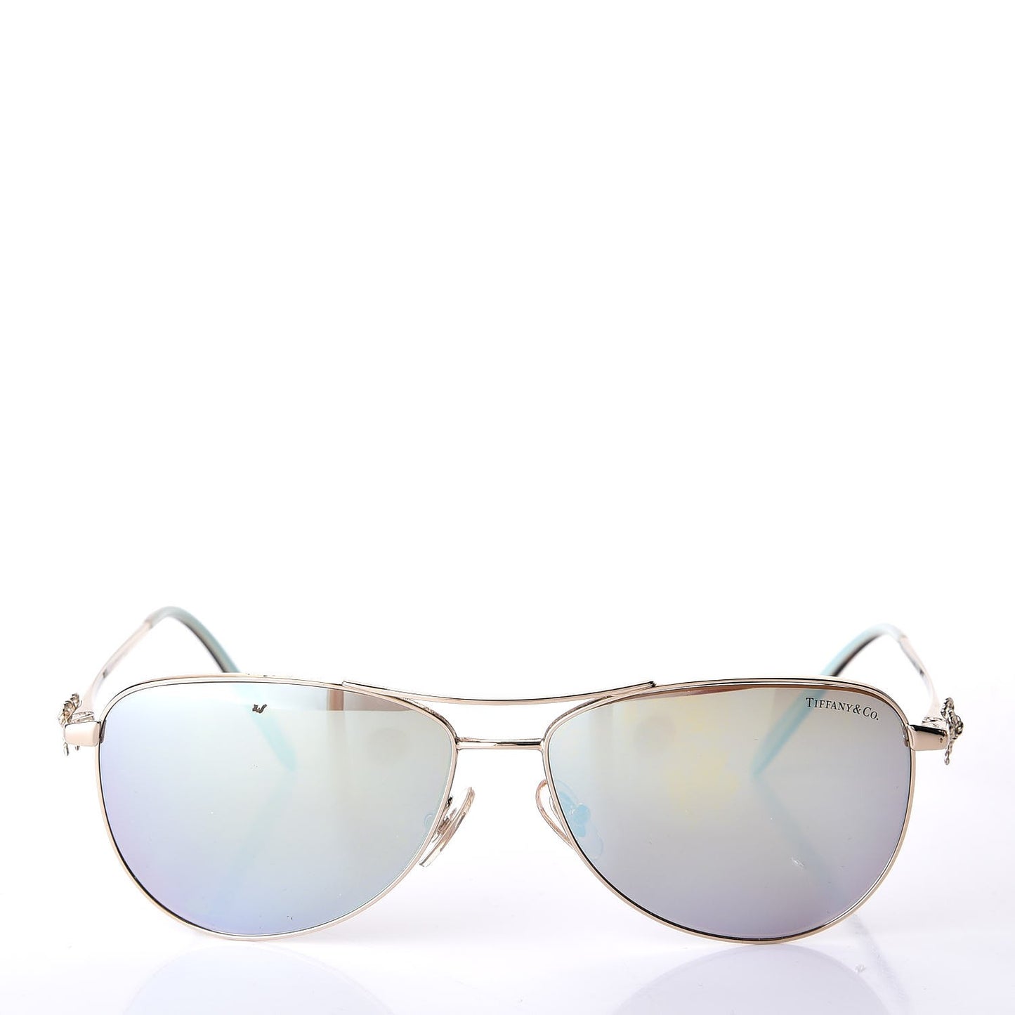 Aviator Twist Bow Sunglasses TF 3044 Gold