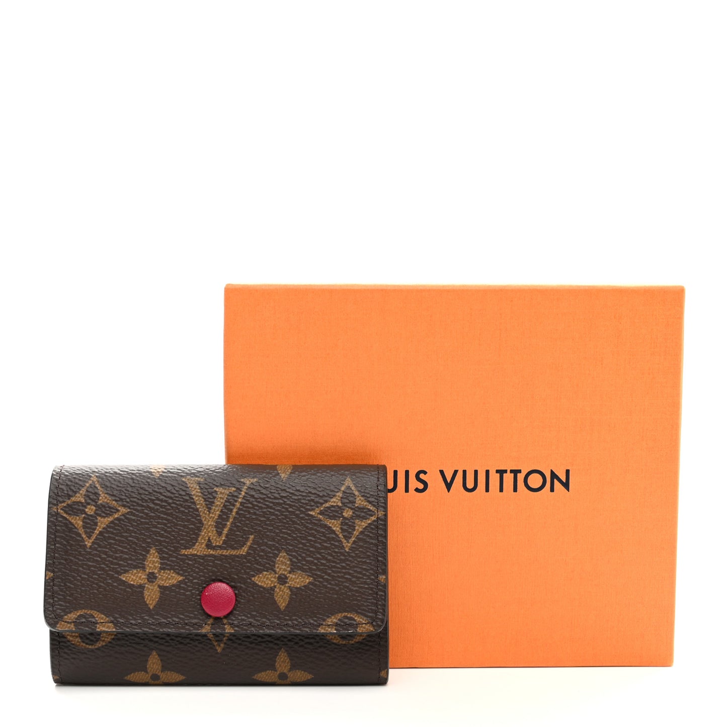 Monogram 6 Key Multicles Holder Fuchsia