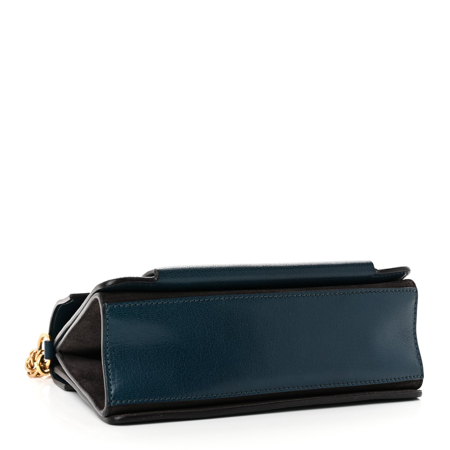 Givenchy Goatskin Suede Small GV3 Shoulder Bag Blue Black 4 of 9