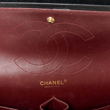 Chanel Caviar Quilted Jumbo Double Flap Black 6 of 12