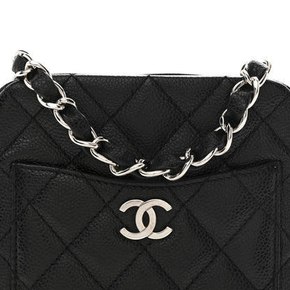 Chanel Caviar Quilted Camera Case Crossbody Bag Black 8 of 11