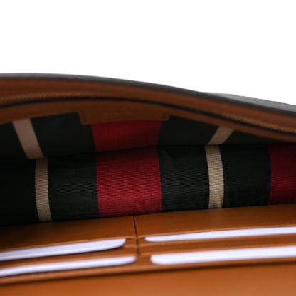Gucci GG Emblem Monogram Wallet With Strap Beige Brown 5 of 11
