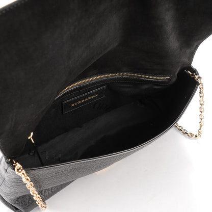 Burberry Signature Grain Medium Mildenhall Crossbody Bag Black 5 of 8
