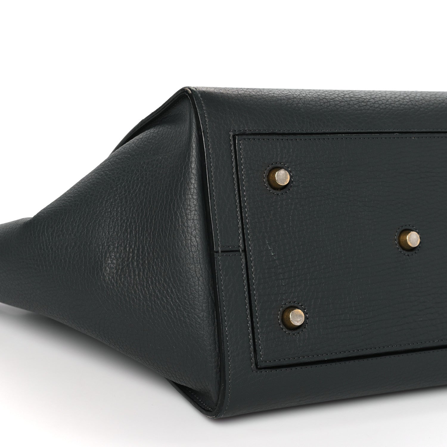 Celine Grained Calfskin Small Tie Knot Tote Anthracite 8 of 15