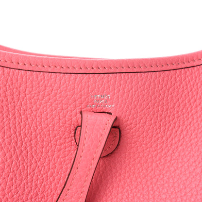 Hermes Taurillon Clemence Allegro Evelyne TPM Rose Azalee Rose Confetti 8 of 11