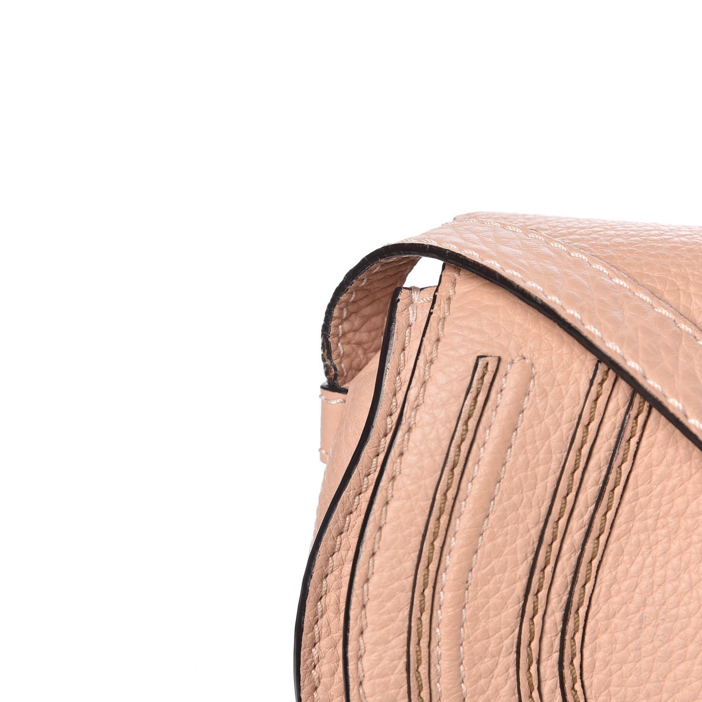 Calfskin Mini Marcie Round Crossbody Bag Blush Nude