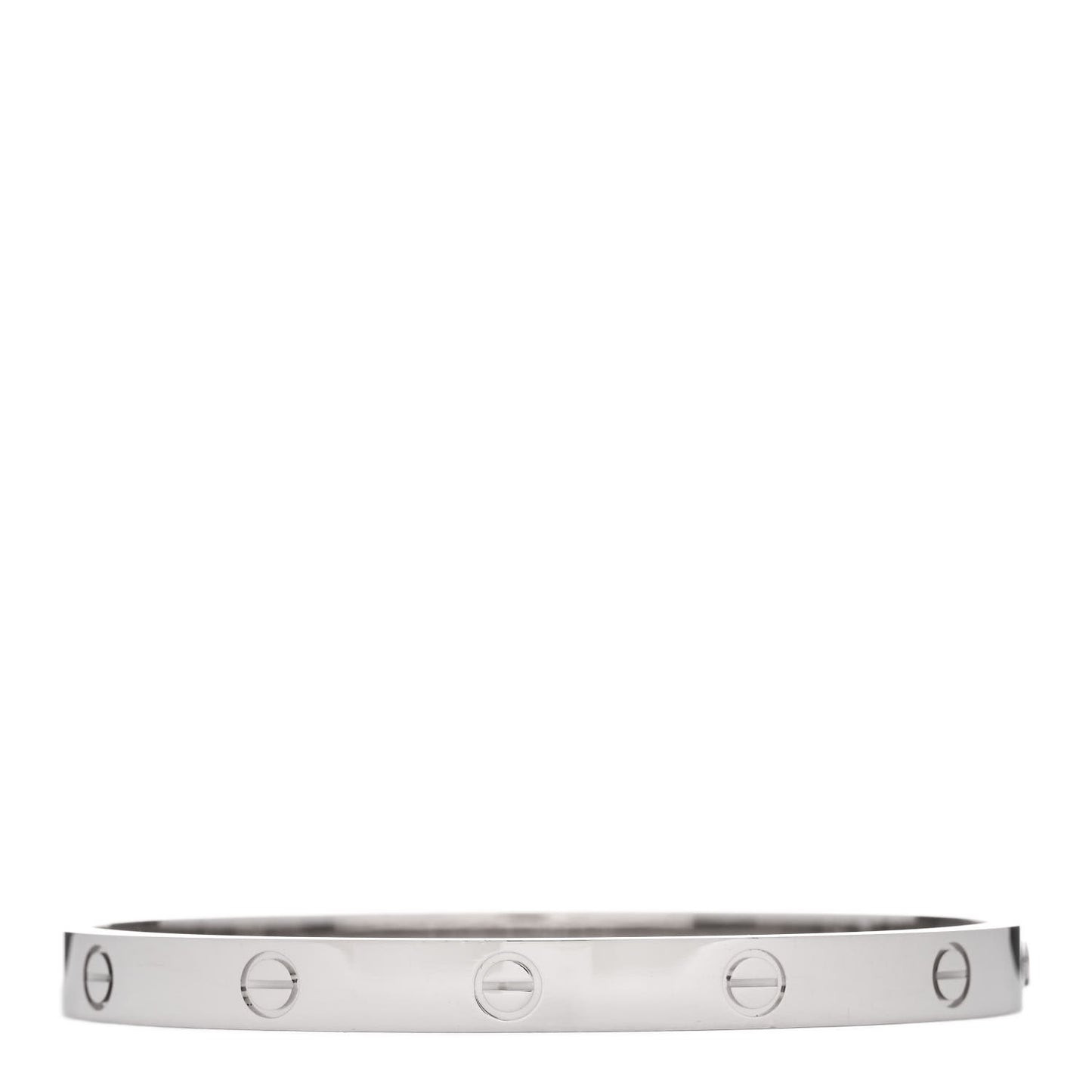 18K White Gold LOVE Bracelet 19