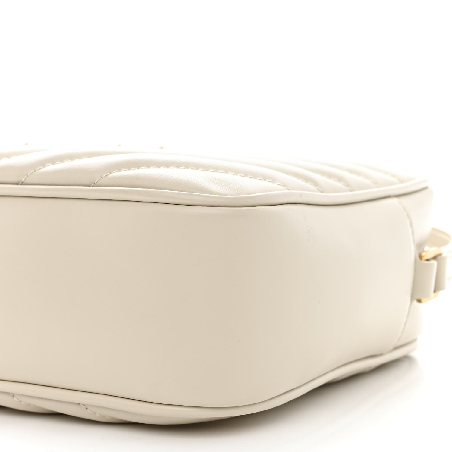Saint Laurent Calfskin Matelasse Monogram Lou Camera Bag Crema Soft 10 of 11