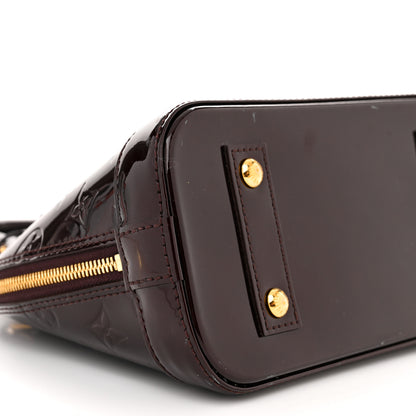 Louis Vuitton Vernis Alma BB Amarante 8 of 16