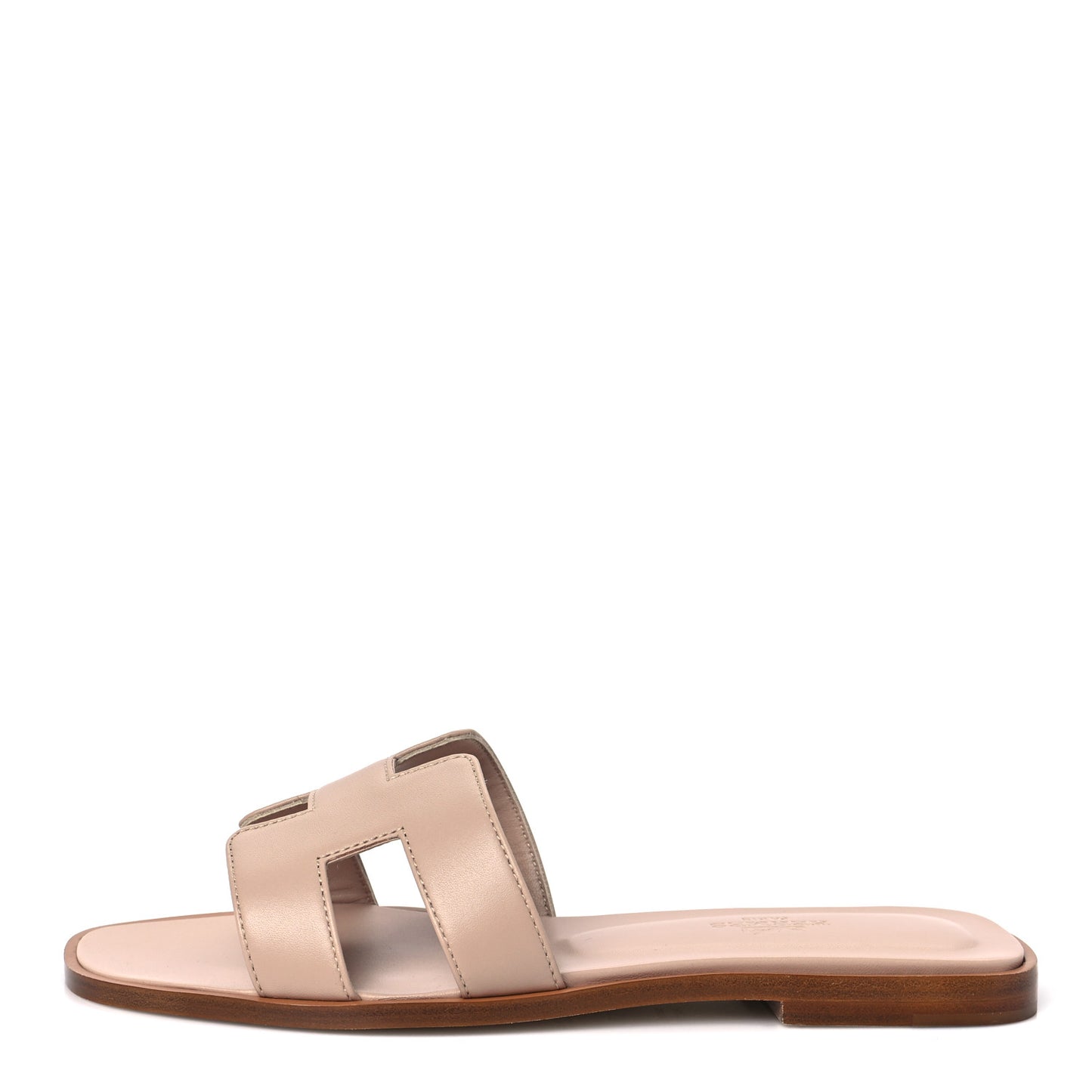 Box Calfskin Oran Sandals 37 Bois De Santal