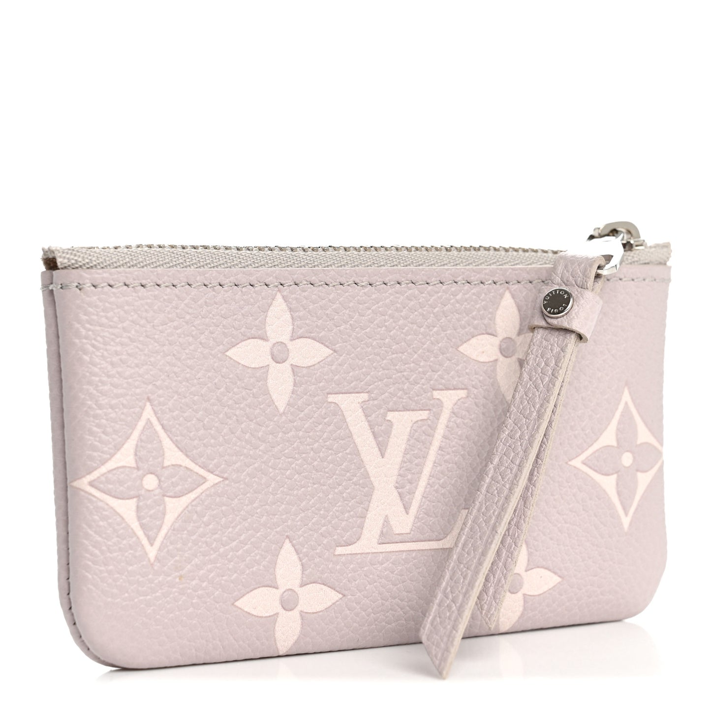 Empreinte Monogram Giant Key Pouch Brume Gray White Quartz