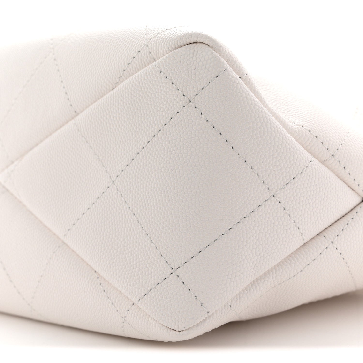 Chanel Caviar Quilted Hobo White 11 of 11