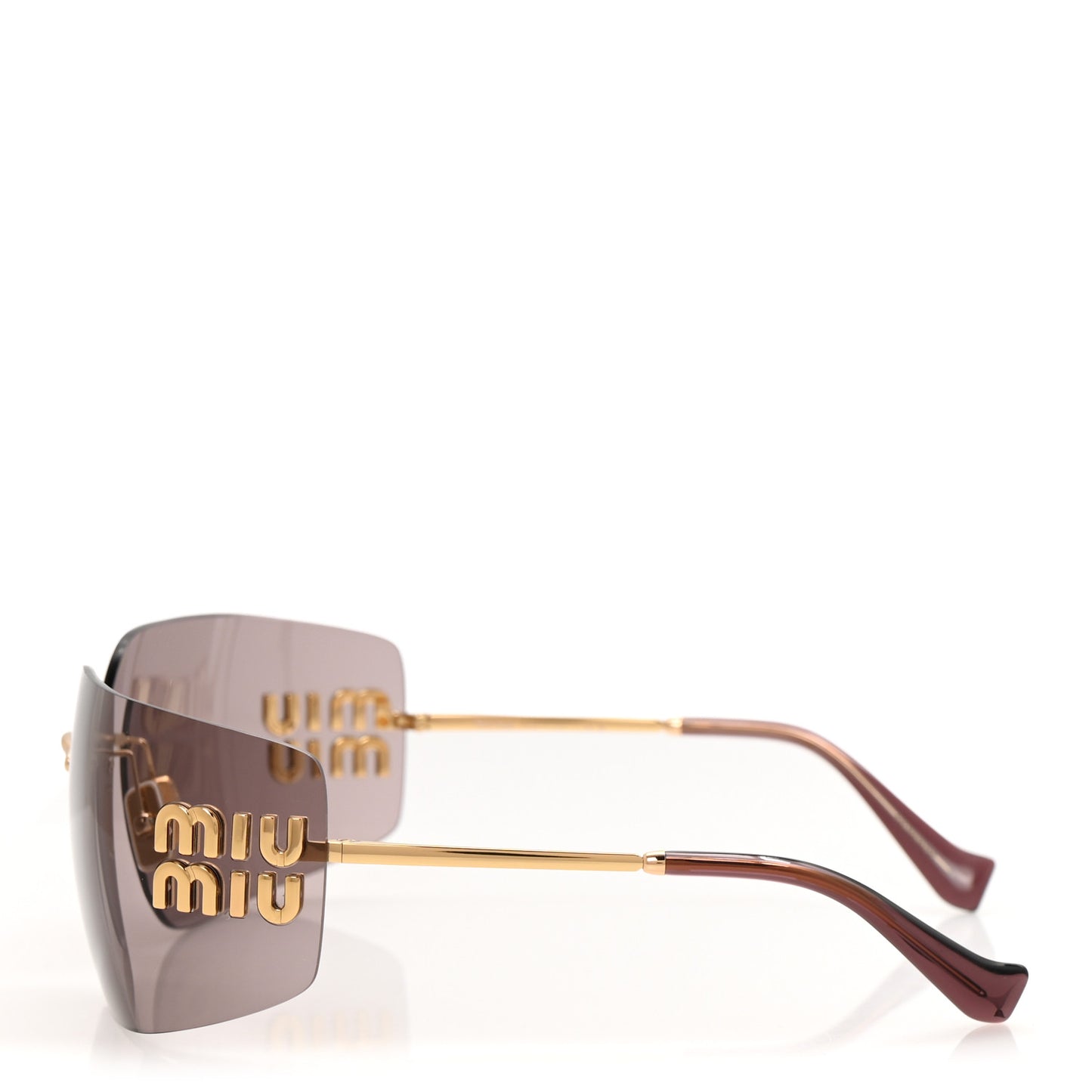 Metal Runway Sunglasses SMU54Y Mauve