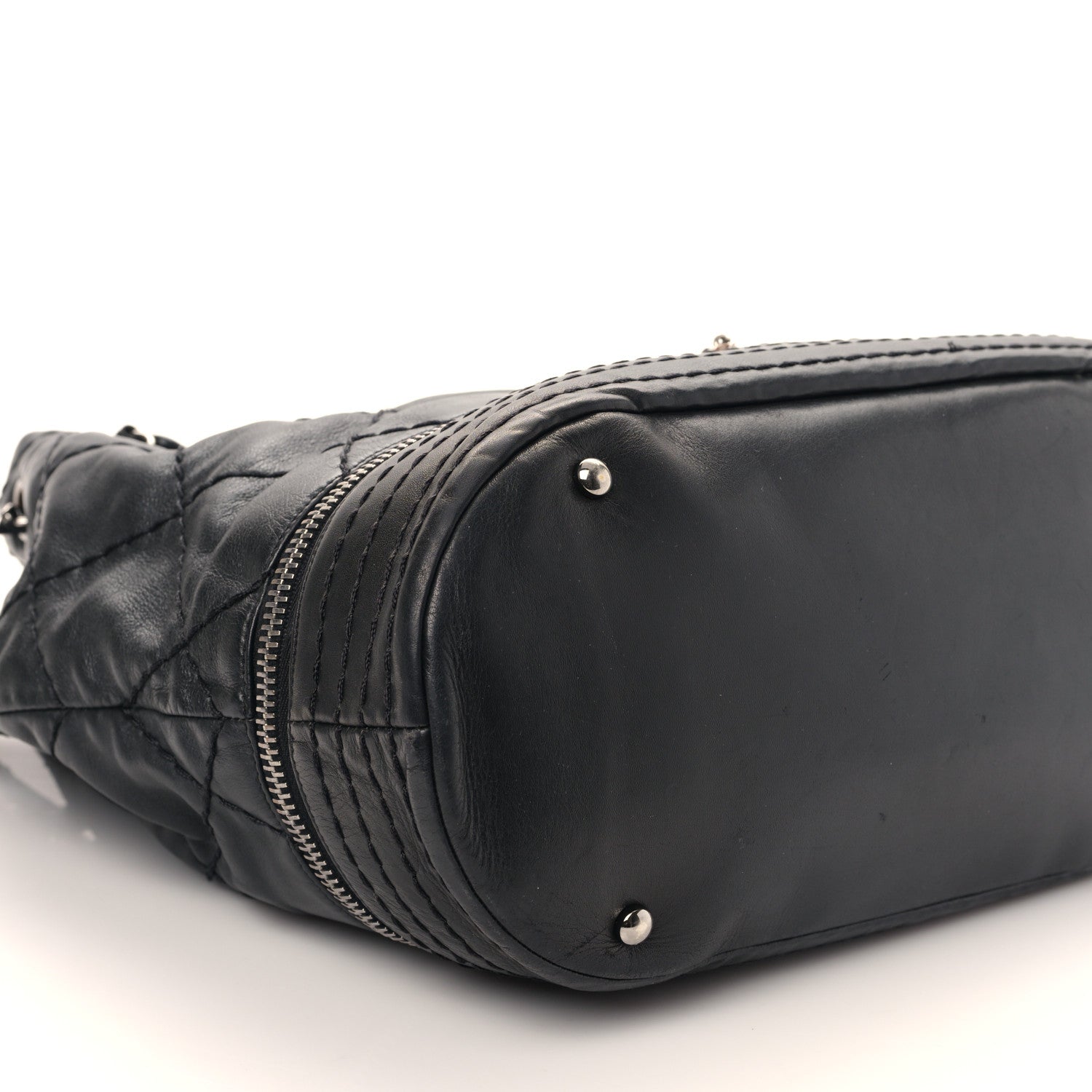 Chanel Lambskin Expandable Tote Black 8 of 9