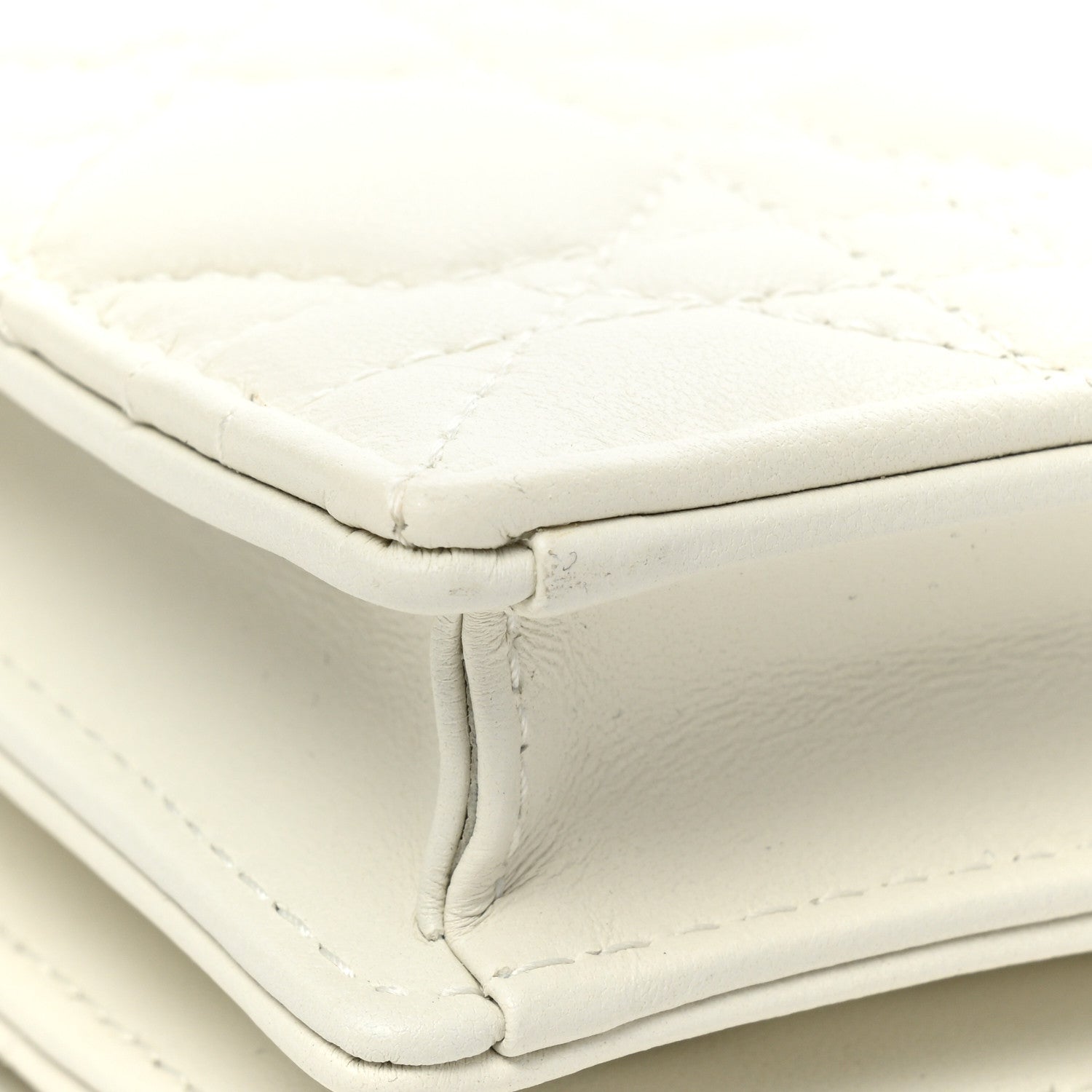 Christian Dior Lambskin Cannage Mini My Dior Bag Latte 9 of 12