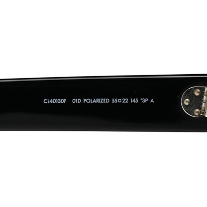 Celine Acetate Square Polarized Sunglasses CL40130F Black 5 of 7