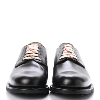 Gucci Calfskin Mens Lace Up Derby Loafers 7.5 Black 3 of 7