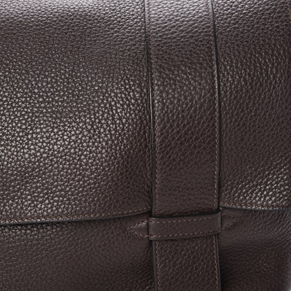 Hermes Taurillon Clemence Alfred 35 Chocolate 9 of 9