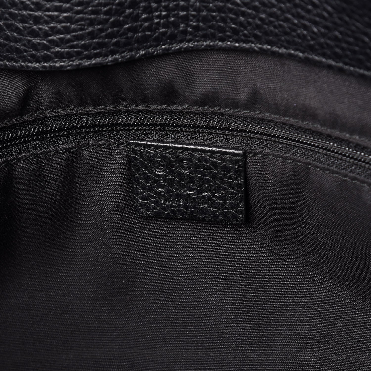 Gucci Denim Monogram Large D Ring Tote Black 6 of 9