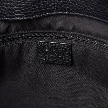 Gucci Denim Monogram Large D Ring Tote Black 6 of 9