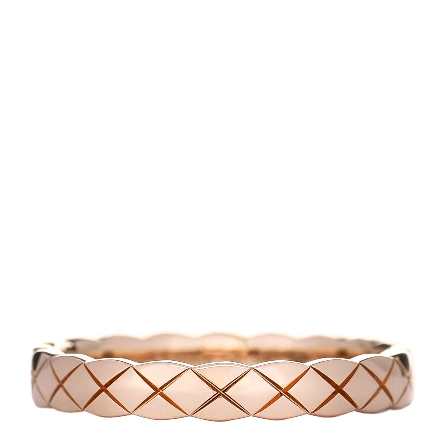 18K Beige Gold Mini Coco Crush Ring 58 8.25