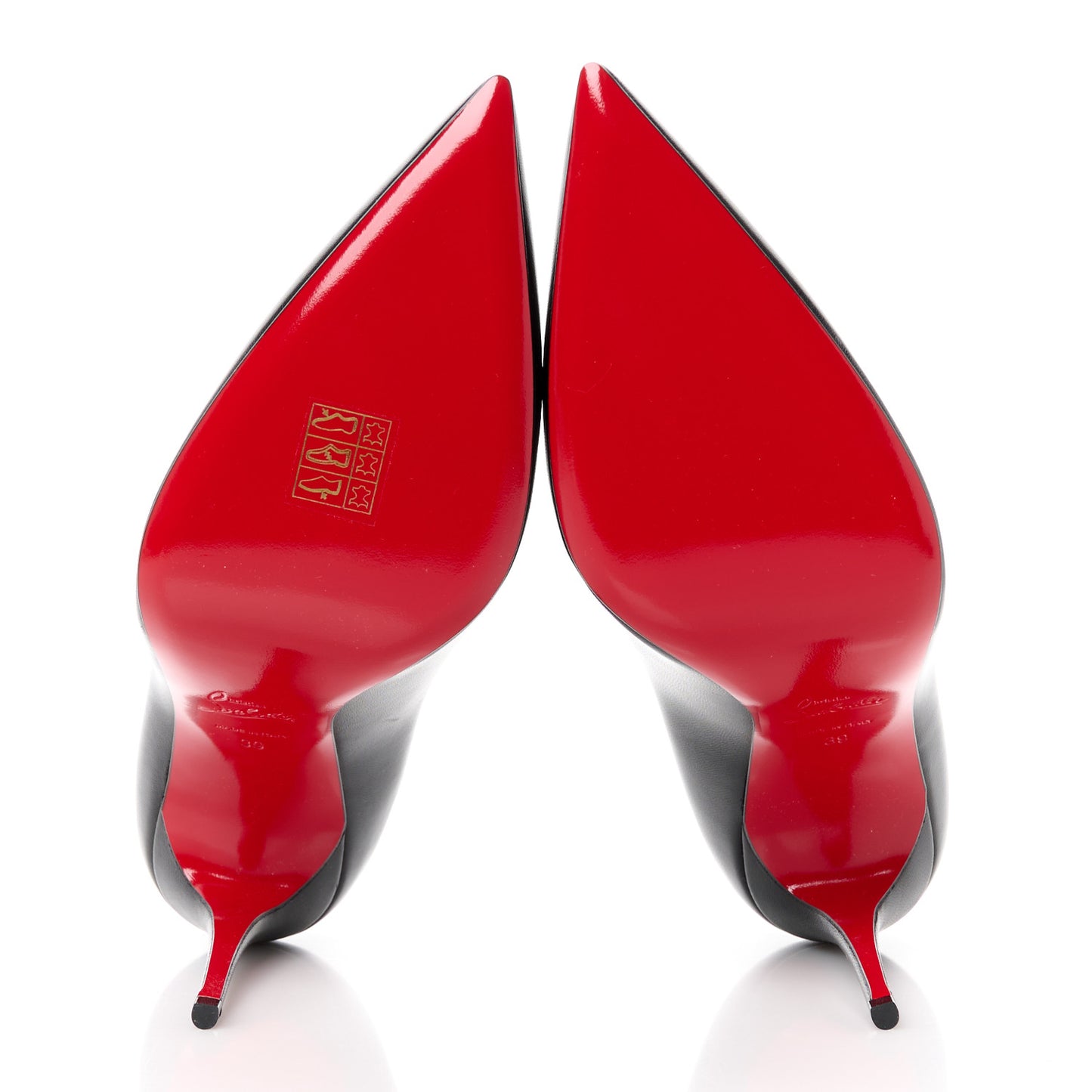 Shiny Nappa Kate 100 Pumps 39 Black