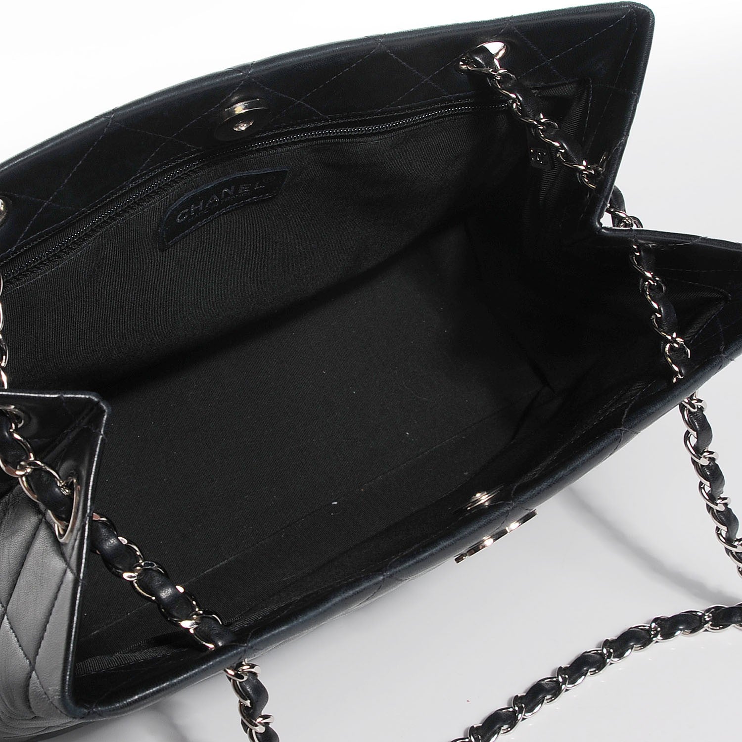 Chanel Lambskin Quilted Shoulder Bag Black 5 of 7